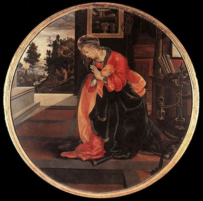 Filippino Lippi, Angelo annunziante, 1483-84
